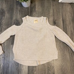Hollister Cold Shoulder Sweater